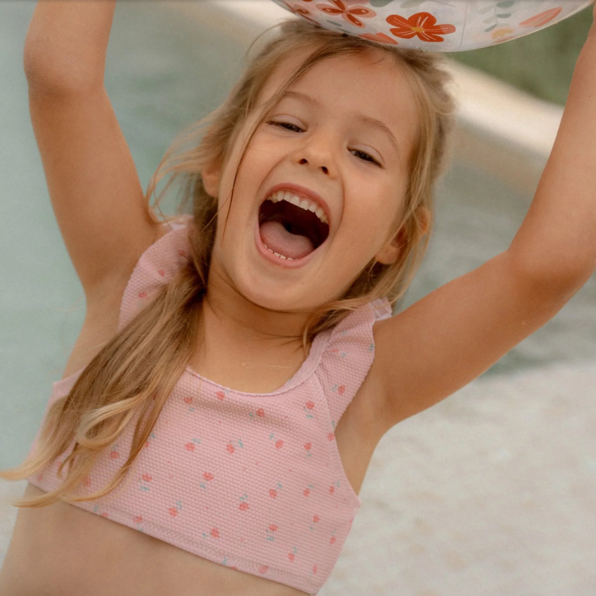Little Dutch Bikini - Roze - Sunny Flowers maat 62/68