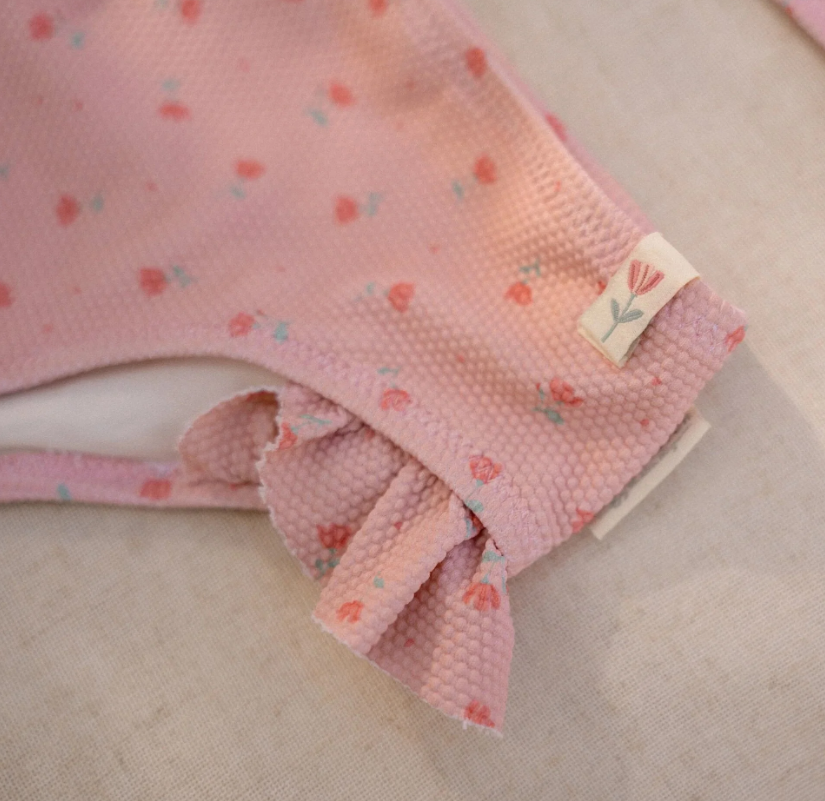 Little Dutch Bikini - Roze - Sunny Flowers maat 62/68