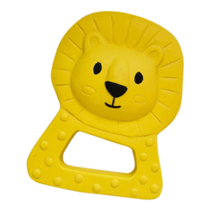 SES Tiny Talents Bijtspeeltje Lou Leeuw - 100% Natuurrubber (1)