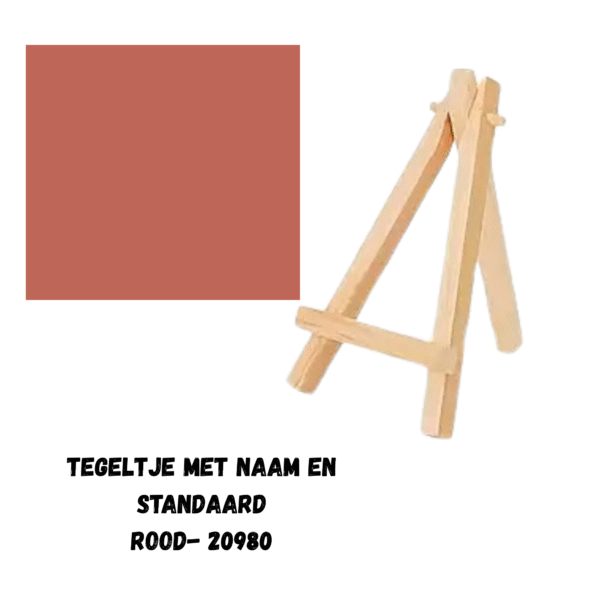 Tegel met naam