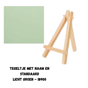 Tegeltje met eigen tekst