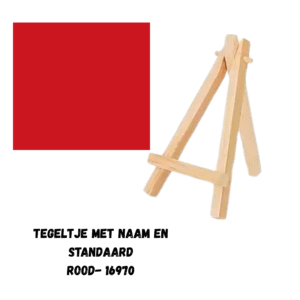 tegel met tekst