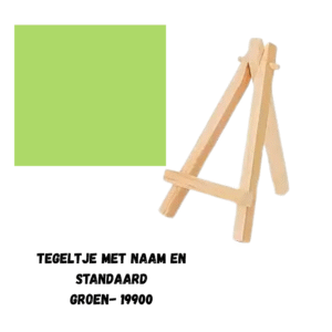 tegeltje met tekst