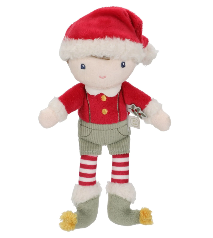 Little Dutch Kerstboek met knuffel Jim - Giftset