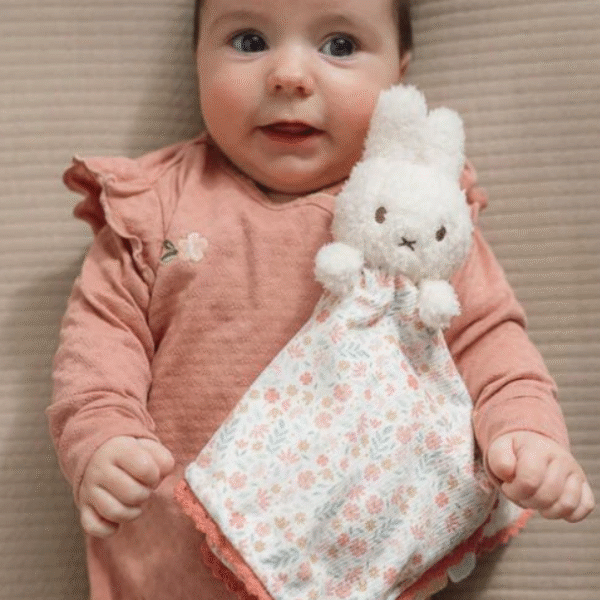 Little Dutch Nijntje knuffeldoekje - Roze - Lucky Blossom - Afbeelding 2