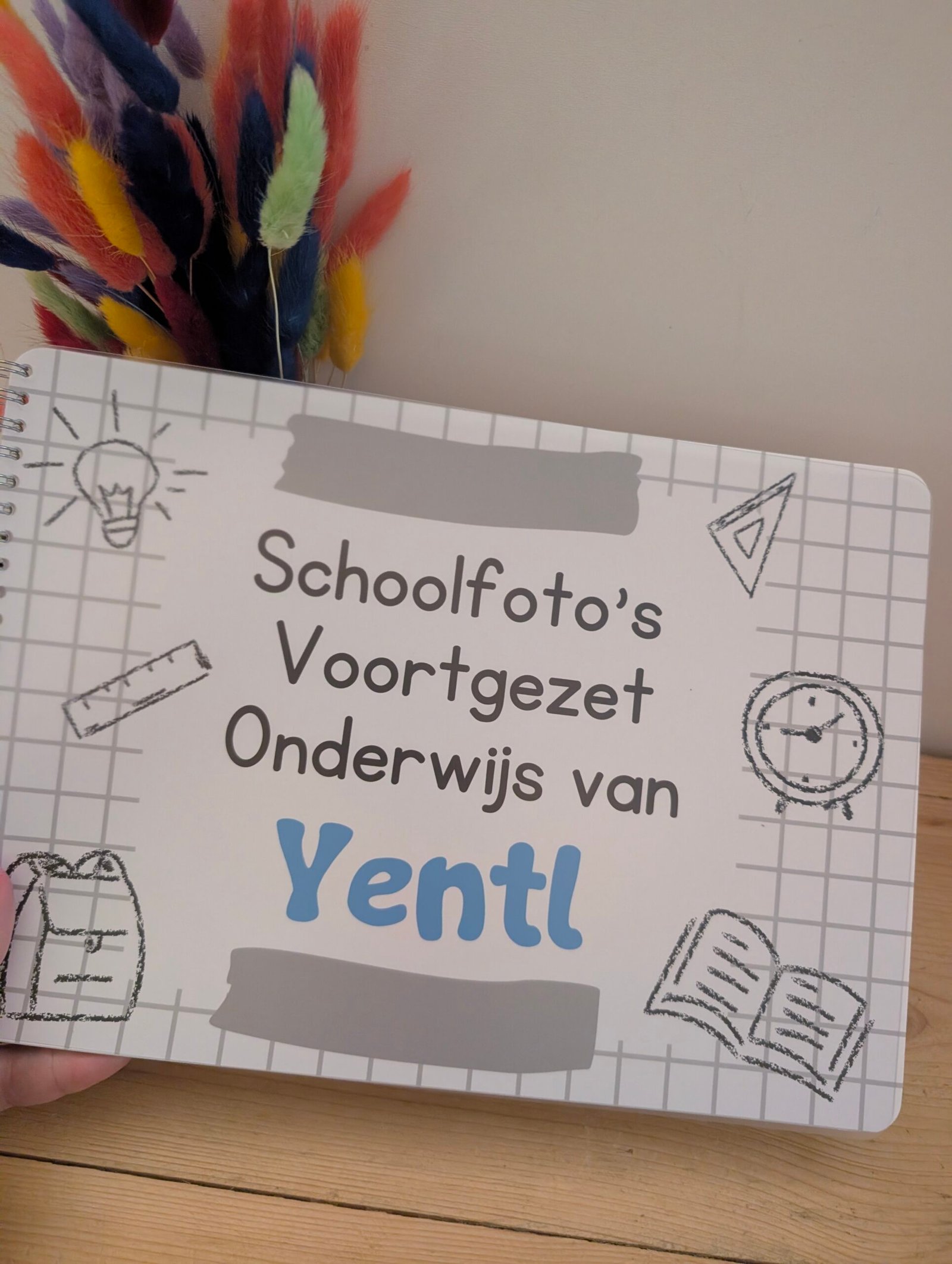 Schoolfotoboek Voortgezet Onderwijs - met Naam - Afbeelding 4