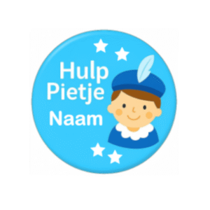 Button met naam hulp piet