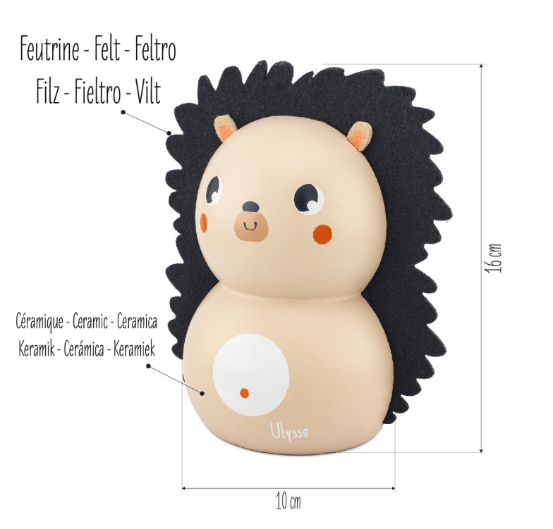 Ulysse Spaarpot egel