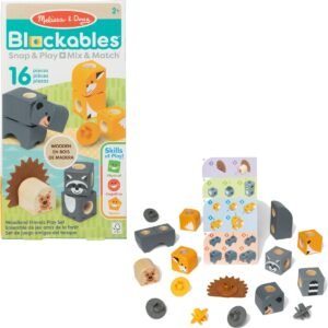 Melissa & Doug Blockables™ Bosvrienden – 360° Bouwe (1)