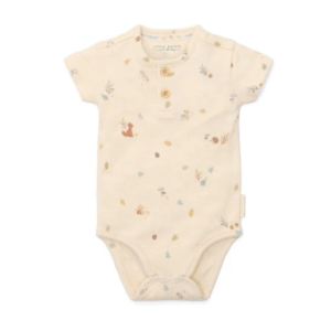 Little Dutch Romper korte mouw - Zand - Forest Friends