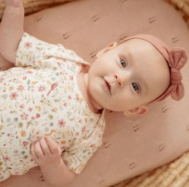 Little Dutch Romper korte mouw - Wit - Fairy Garden