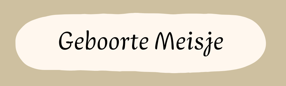 Geboorte Meisje