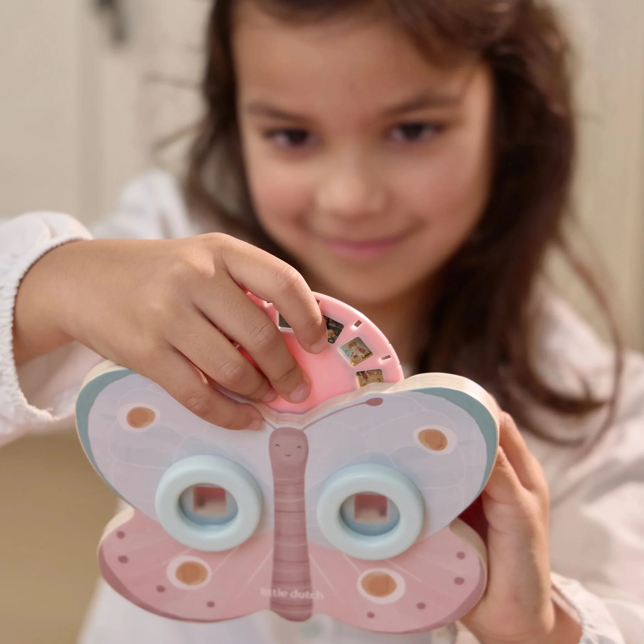 Little Dutch Verhalenkijker Vlinder - Roze