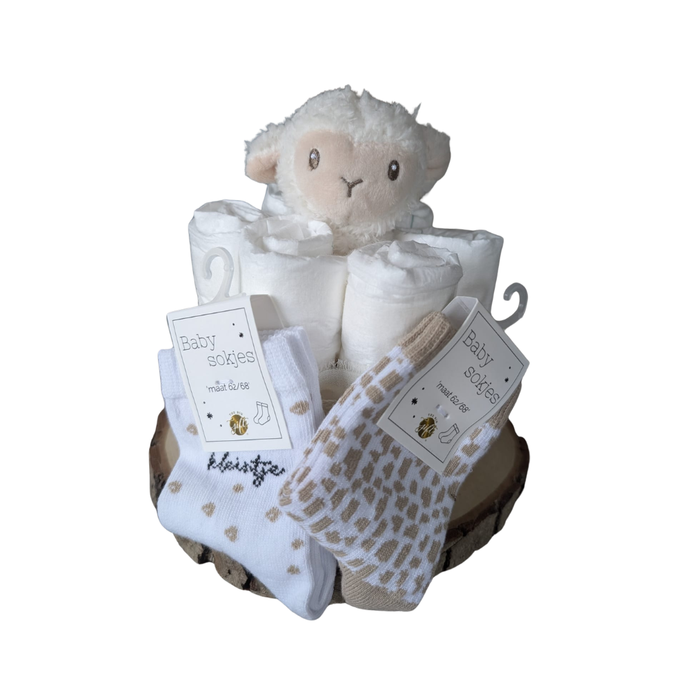 Luiertaart Little Dutch schaap - Afbeelding 3