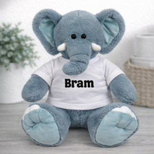 Funnies Olifant Luka stone green 45cm met naam