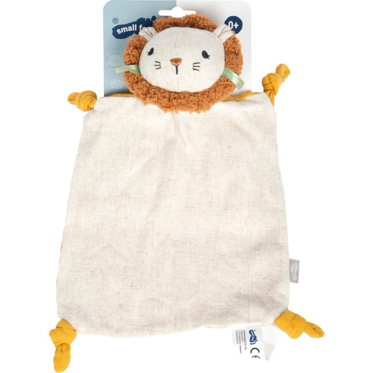 Knuffeldoekje kleine leeuw met naam