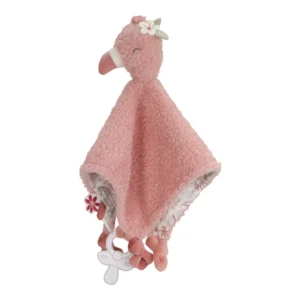 Little Dutch Safari Friends Knuffeldoekje Flamingo - Roze