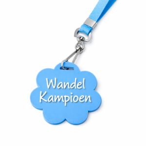 Wandel Kampioen Medaille (LichtBlauw)
