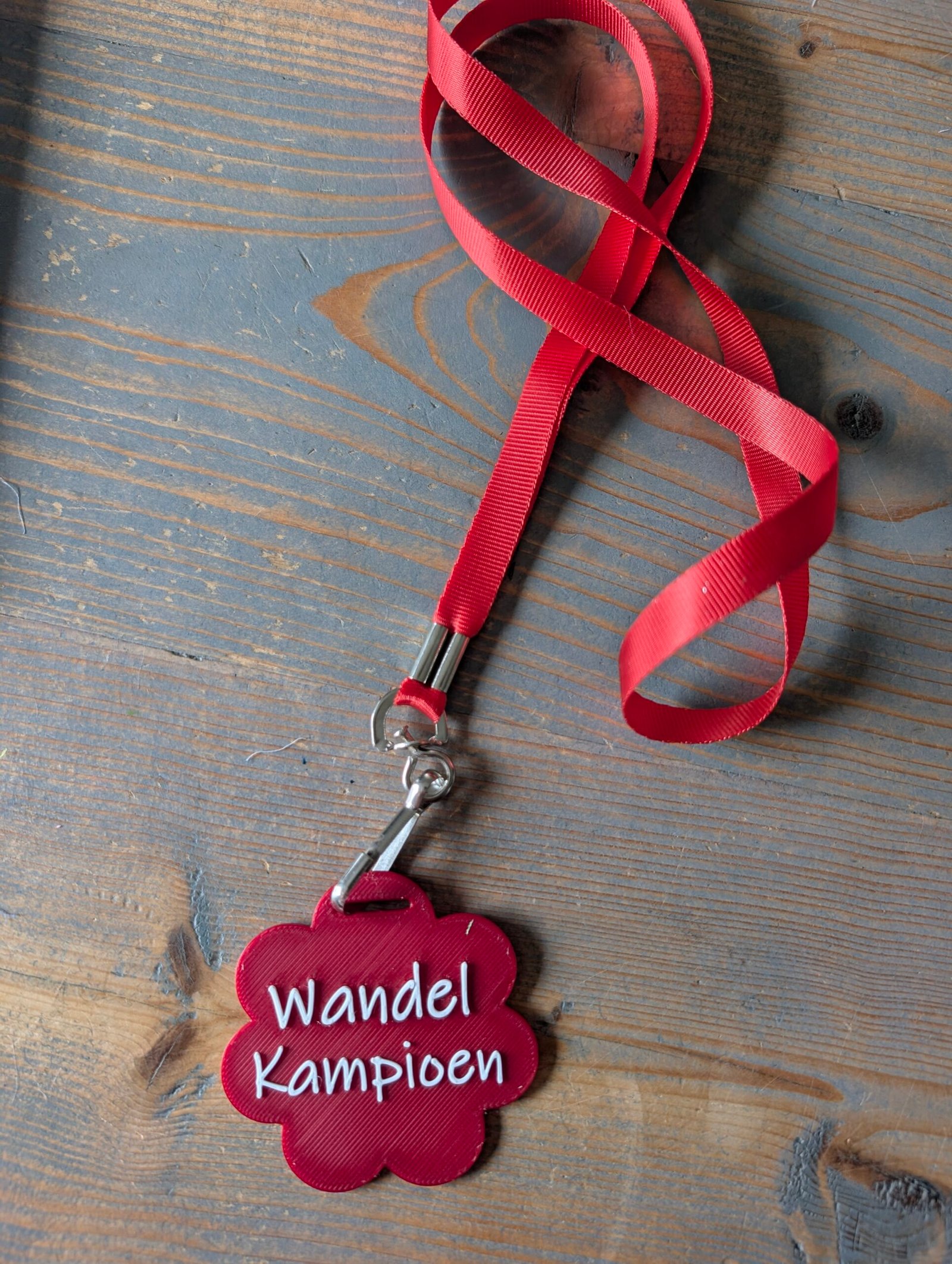 Wandel Kampioen Medaille (Rood) - Afbeelding 2