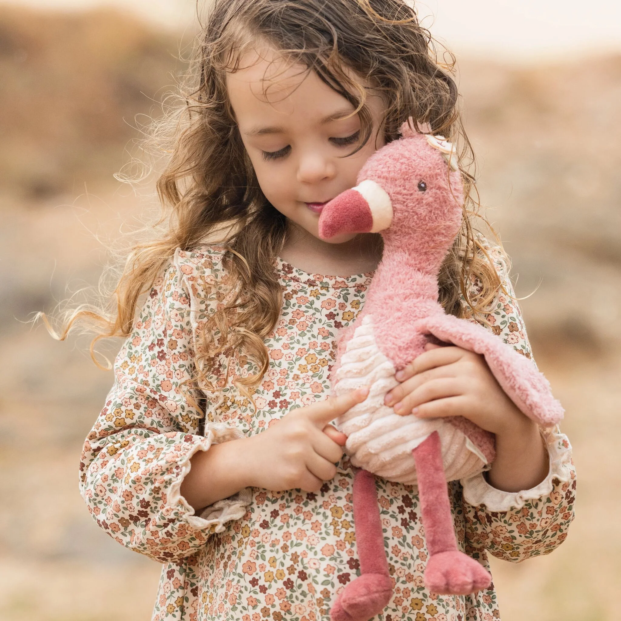 Little Dutch Knuffel Flamingo - Roze - 35 cm - Image 2