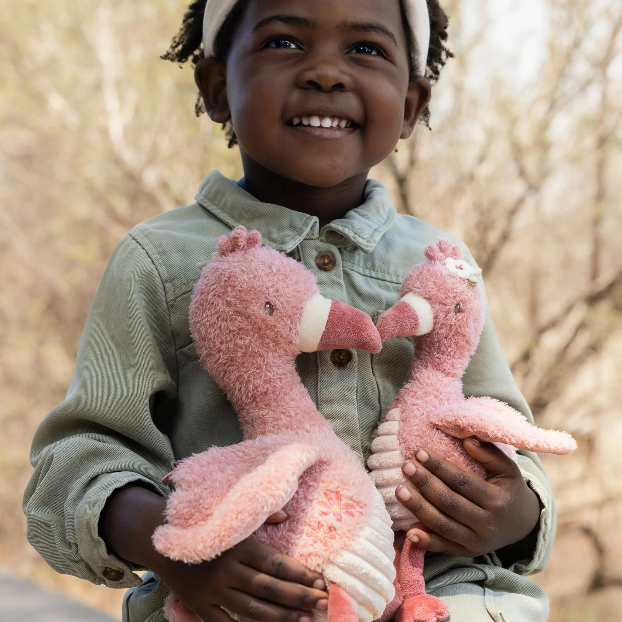 Little Dutch Knuffel Flamingo - Roze - 35 cm - Image 5