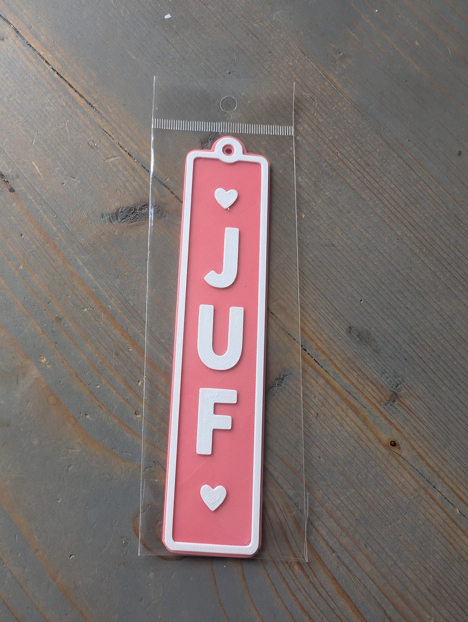 Boekenlegger "Juf" Roze - Image 2