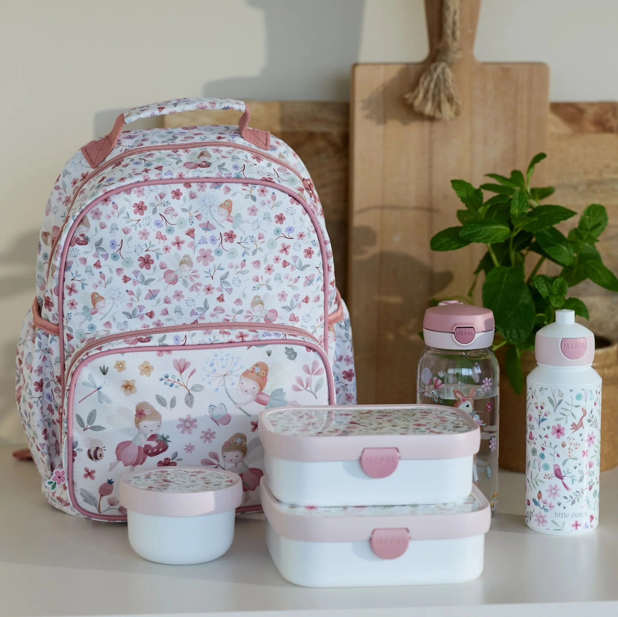Little Dutch Rugzak - Roze - 35 cm - Afbeelding 7