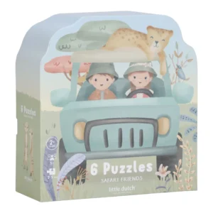 Little Dutch Safari Friends 6 puzzels