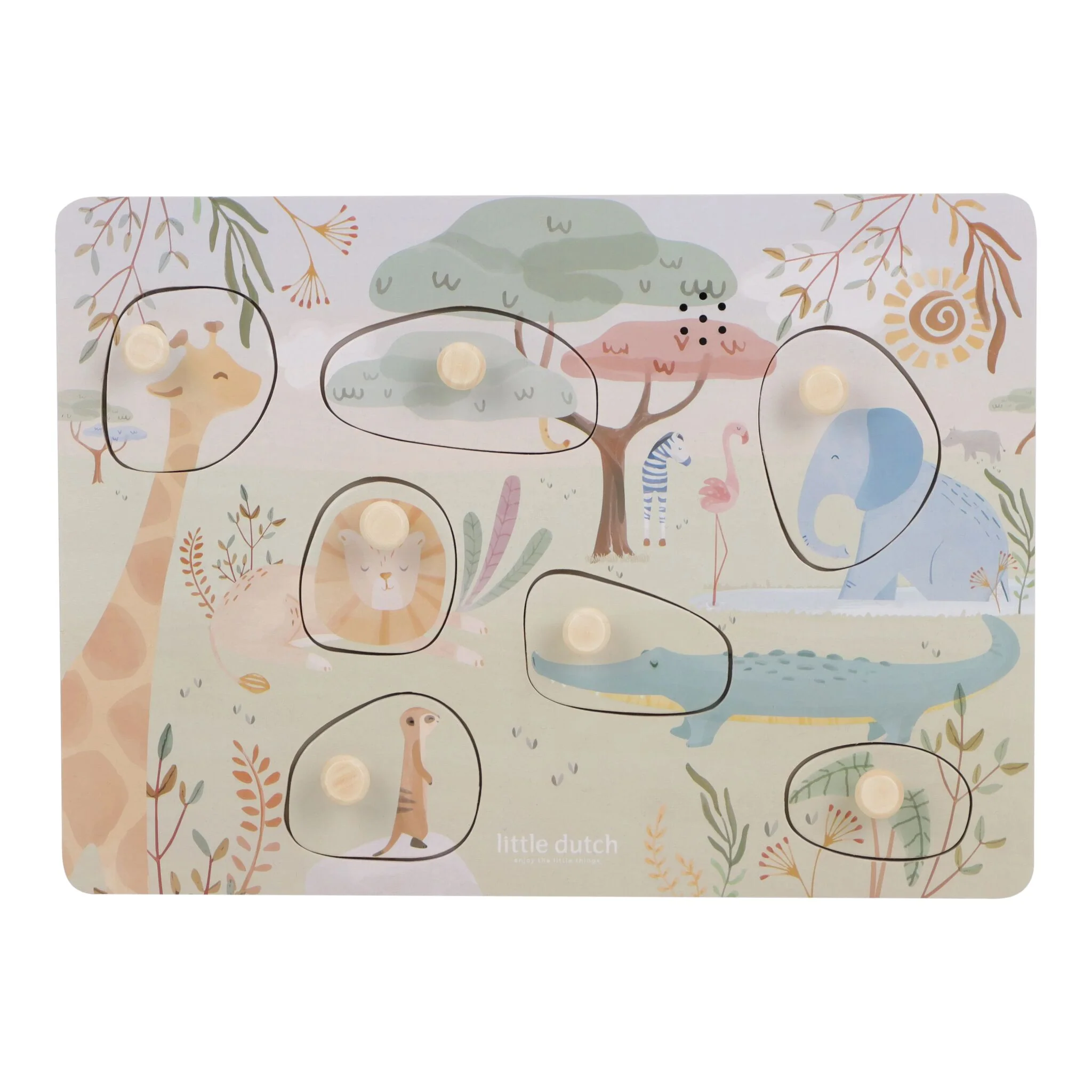 Little Dutch Safari Friends Geluidenpuzzel