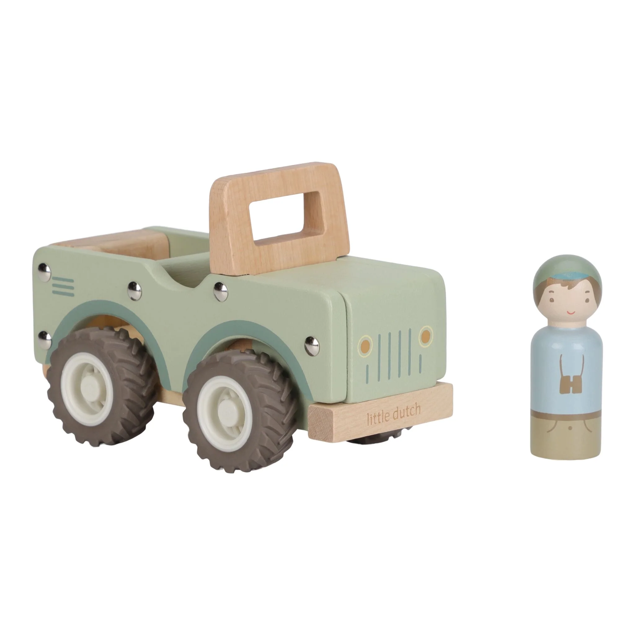 Little Dutch Safari Friends Houten safari auto