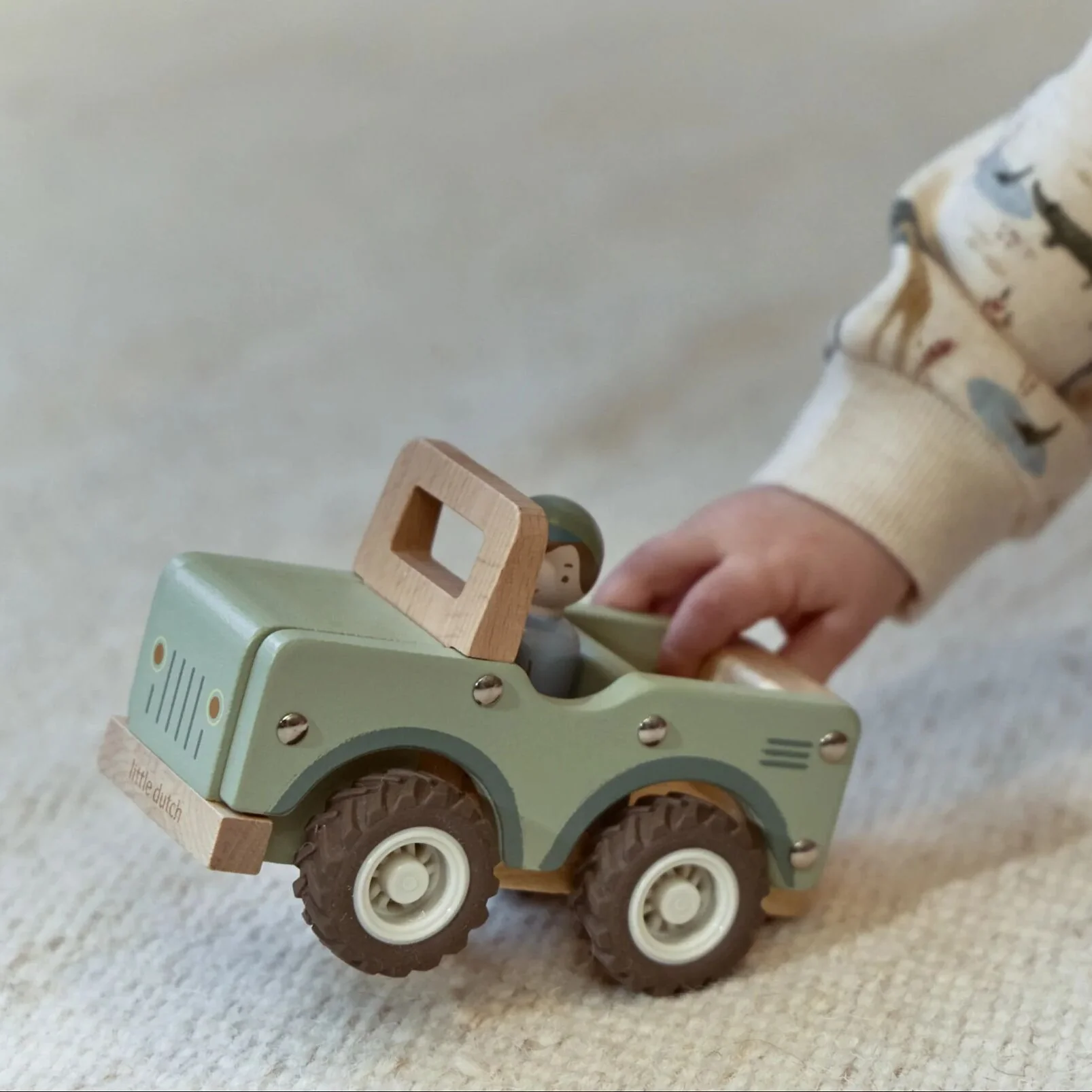 Little Dutch Safari Friends Houten safari auto - Afbeelding 6