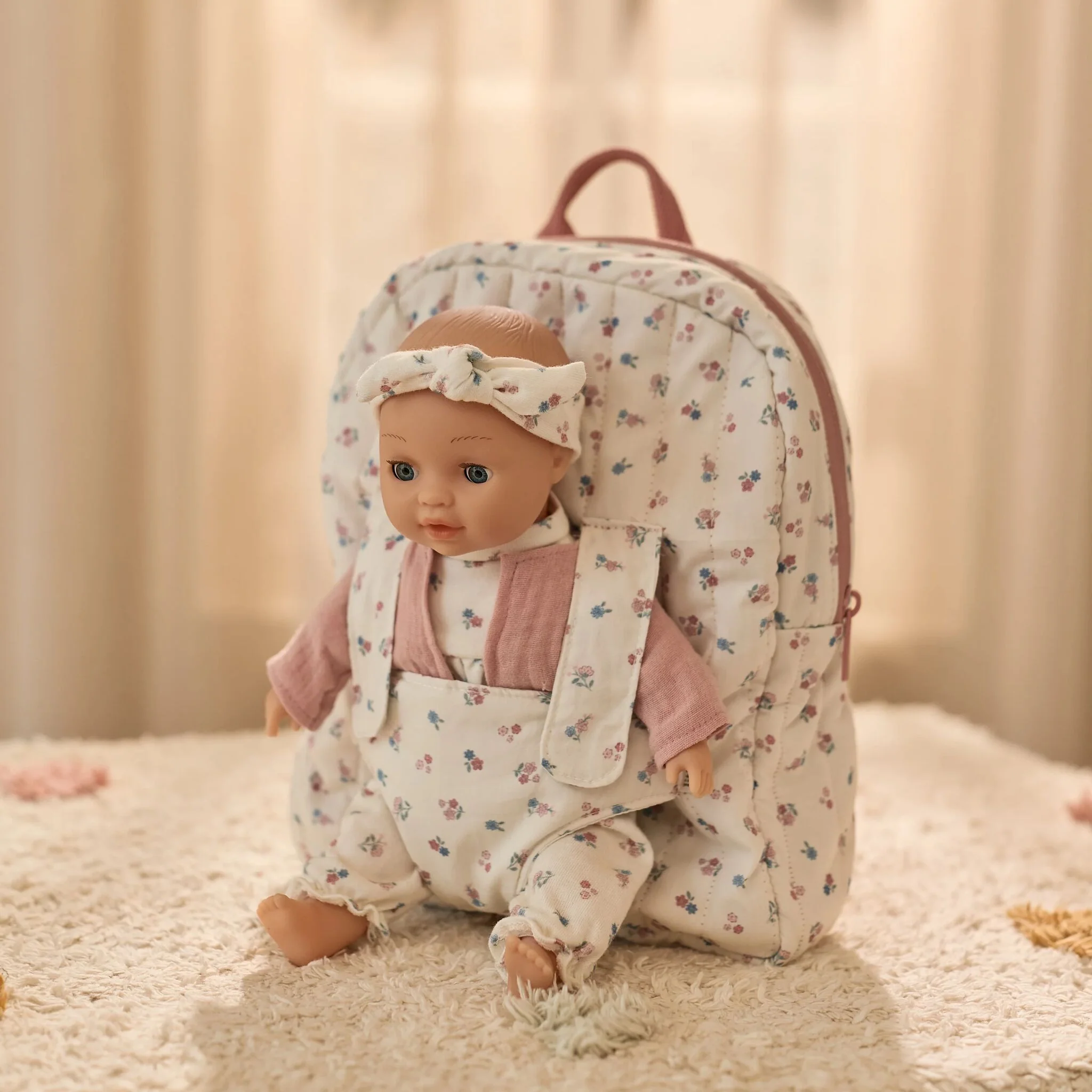 Little Dutch Poppendraagzak - Roze - Afbeelding 4