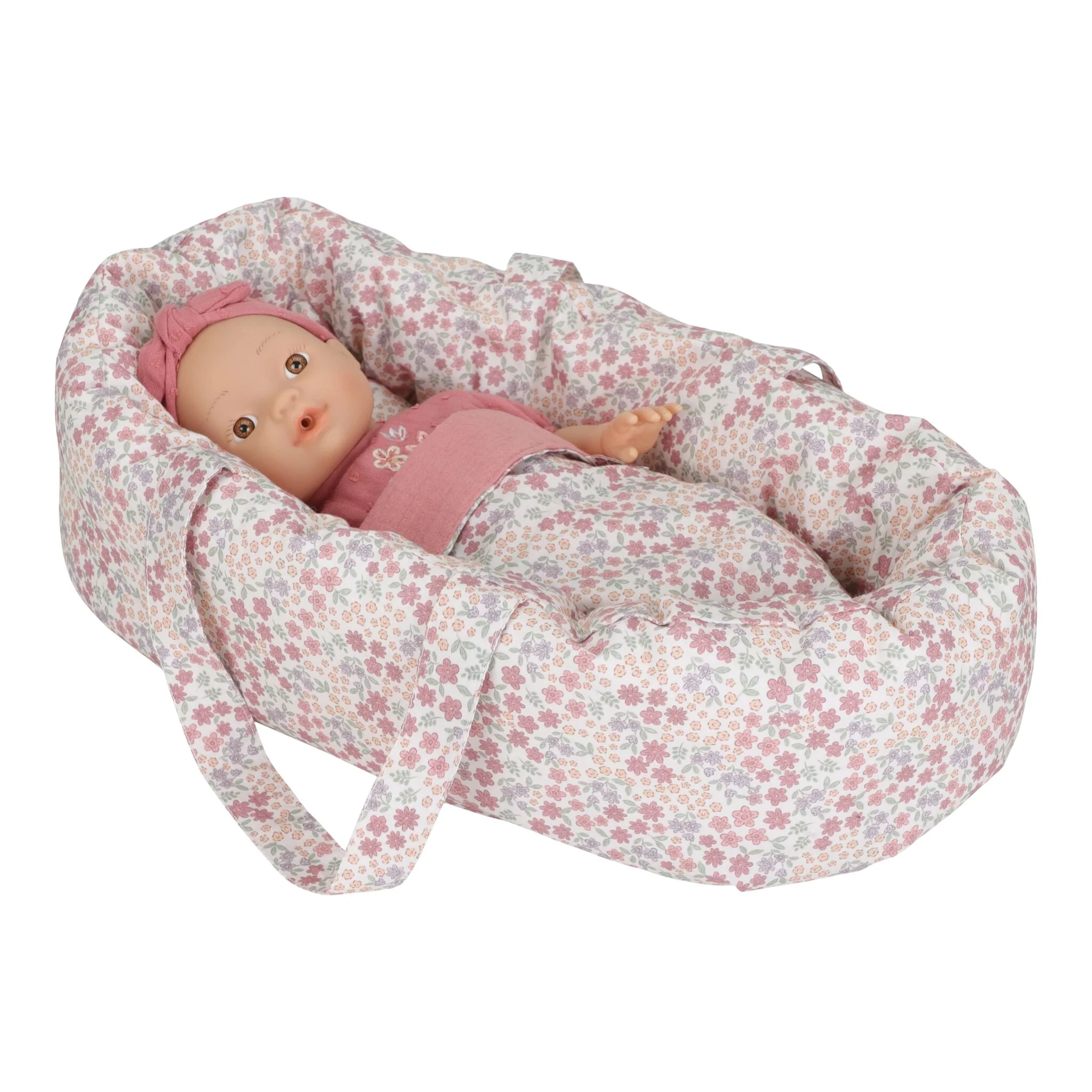 Little Dutch Poppenreiswieg - Roze - Afbeelding 6