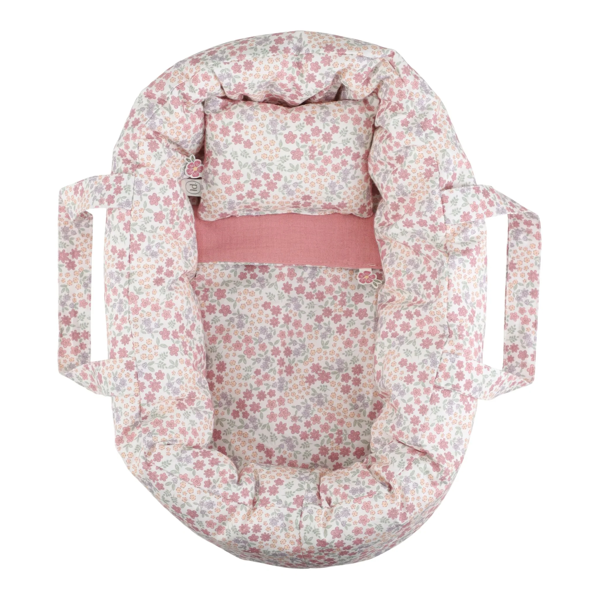 Little Dutch Poppenreiswieg - Roze - Afbeelding 4