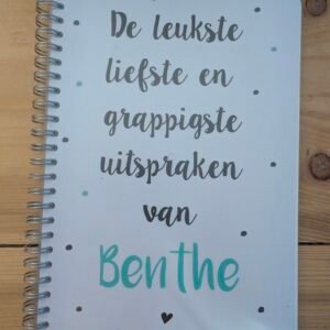 SALE Uitsprakenboekje Benthe