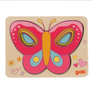 Goki Houten Lagenpuzzel Vlinder