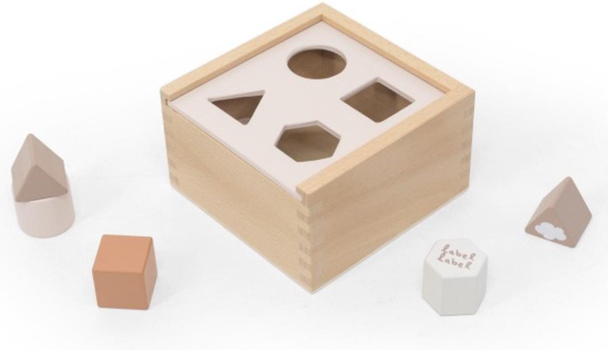 Label Label - Shape Sorting Box - Nougat - Afbeelding 7