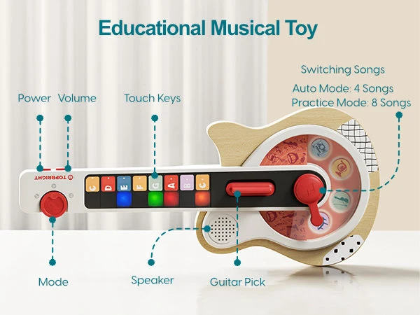 Topbright - Music Activity Guitar - Afbeelding 4