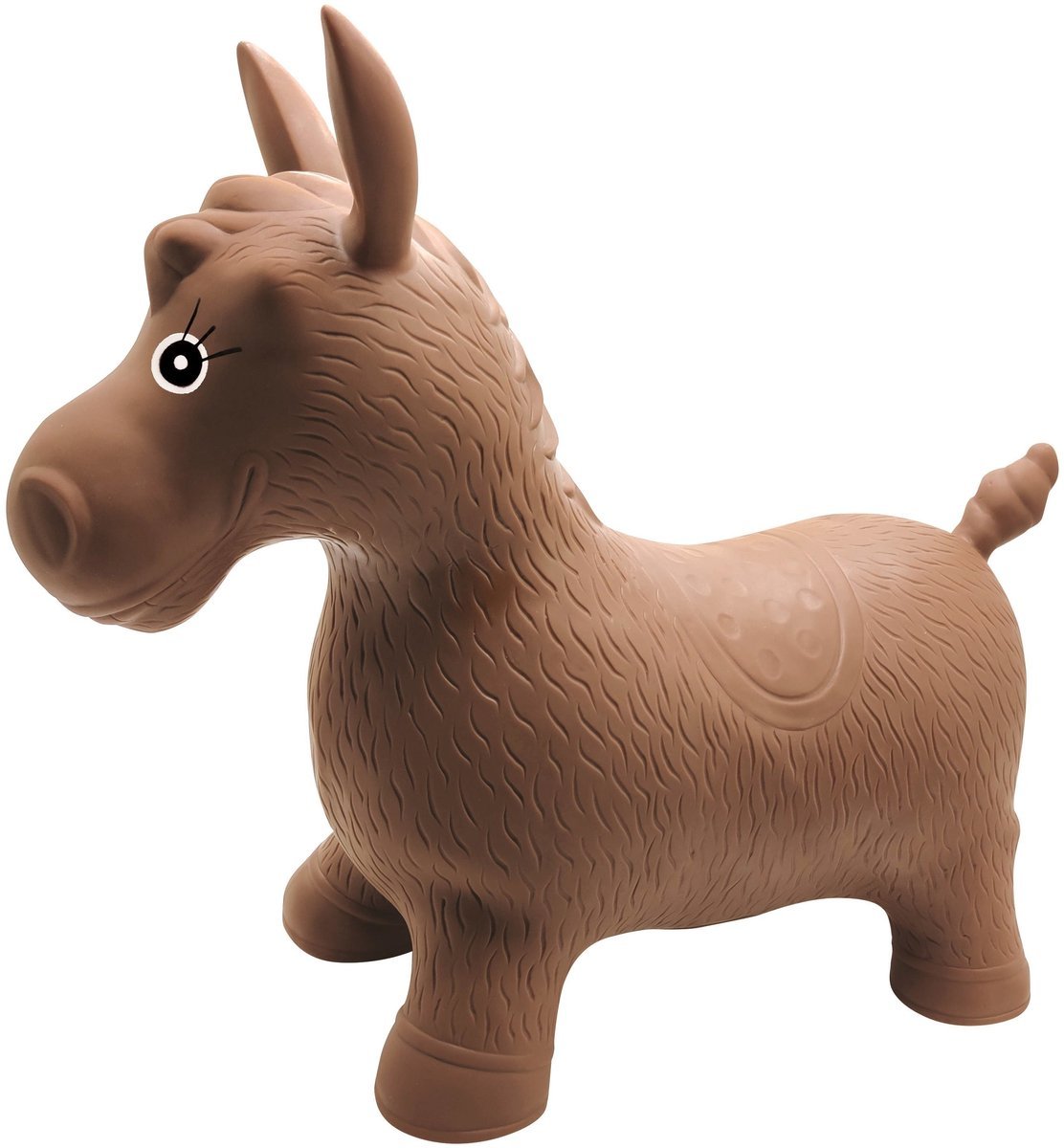 Opblaasbare Springpony met pluche pak - Afbeelding 7